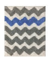 Bath mat Chevron White/Grey/Blue 50x80cm