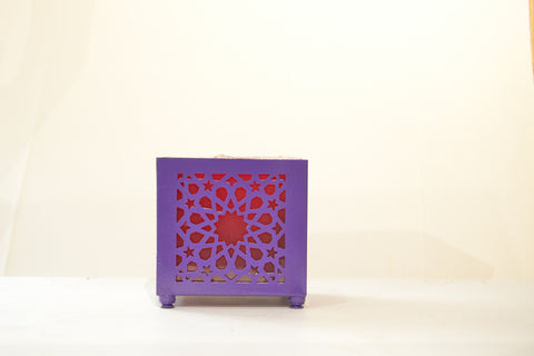 Square Arabesque Purple