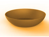 Deep Plastic Plate 20cm Orange
