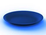 Flat Plastic Plate 26cm Blue