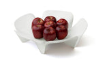 Flower Fruit Tray (L) White