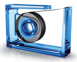 ROLL AIR Desktop tape dispenser blue