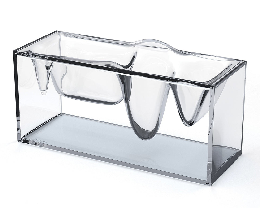 LIQUID STATION Desktop organizer transparent