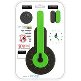 On-time wall clock Green Guitar