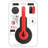On-time wall clock Red Guitar