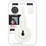 On-time wall clock Snow Black