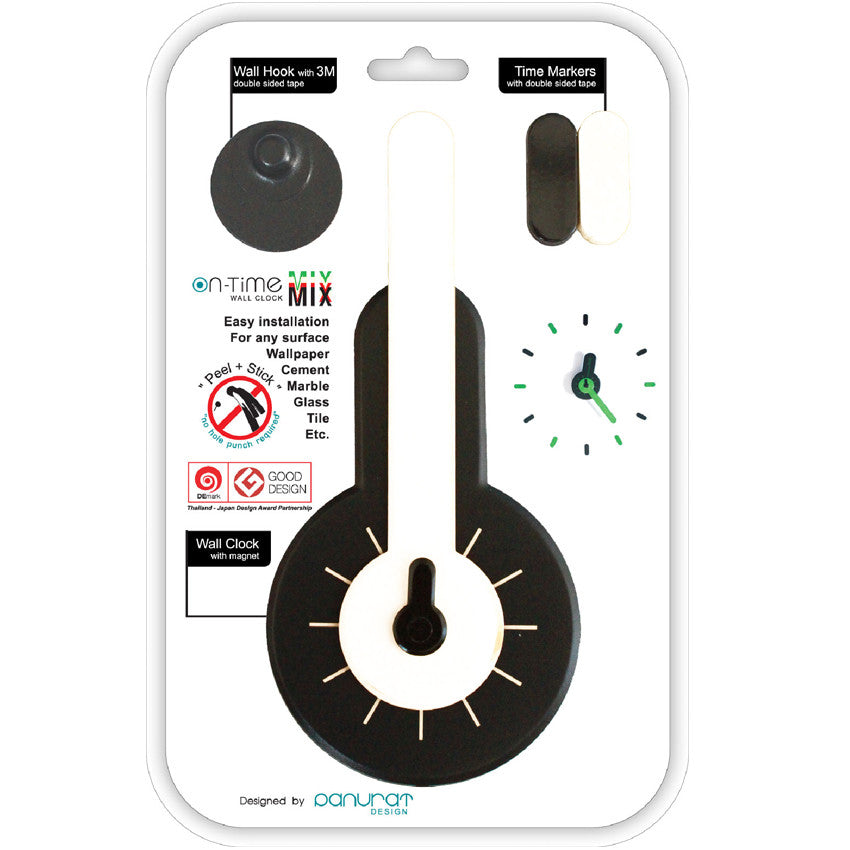 On-time wall clock White Guitar