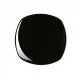 NC SEMI SQUARE 19 CM FLAT PLATE (BLACK-PRISMA)