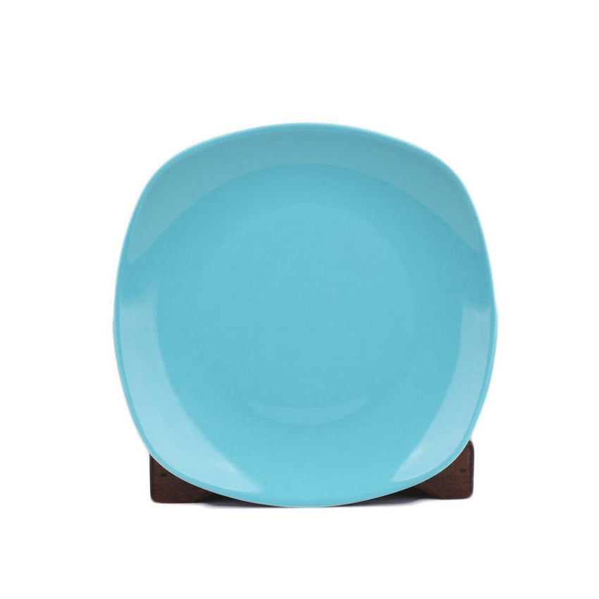 NC SEMI SQUARE 19 CM FLAT PLATE (TURQUOISE-PRISMA)
