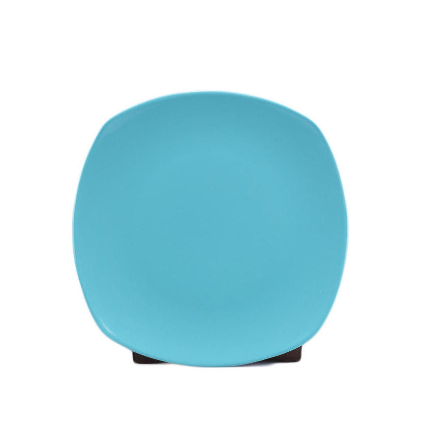 NC SEMI SQUARE 26 CM FLAT PLATE (TURQUOISE-PRISMA)