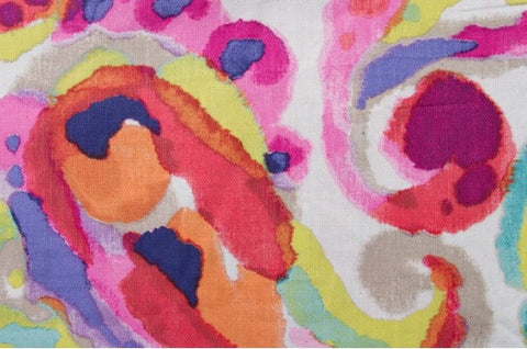 Colorful Paisley 2 printed side cushion