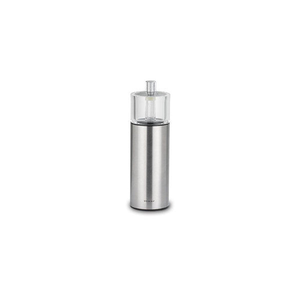 SALT &amp; PEPPER MILL BIG CYLINDRICAL -PLATINUM