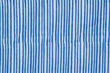 Blue White Stripe 2 printed side cushion