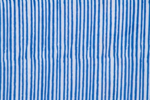 Blue White Stripe 2 printed side cushion