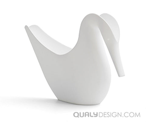 Swan Watering Can White