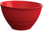 Mixing bowl plastic medium Red