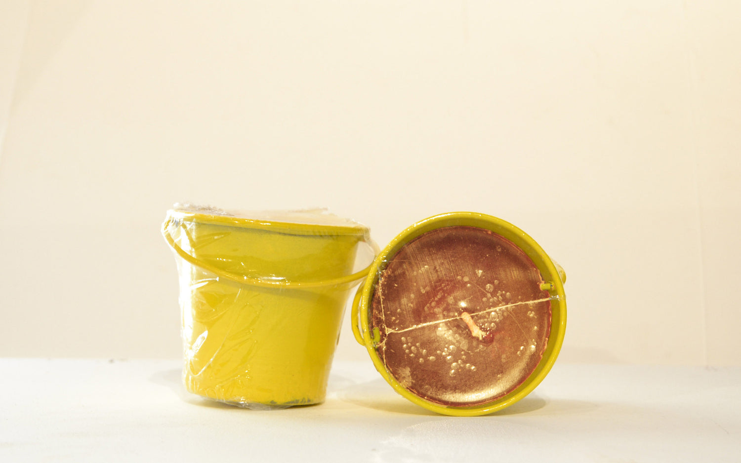 Small Bucket filled with Citronella Yellow Orange