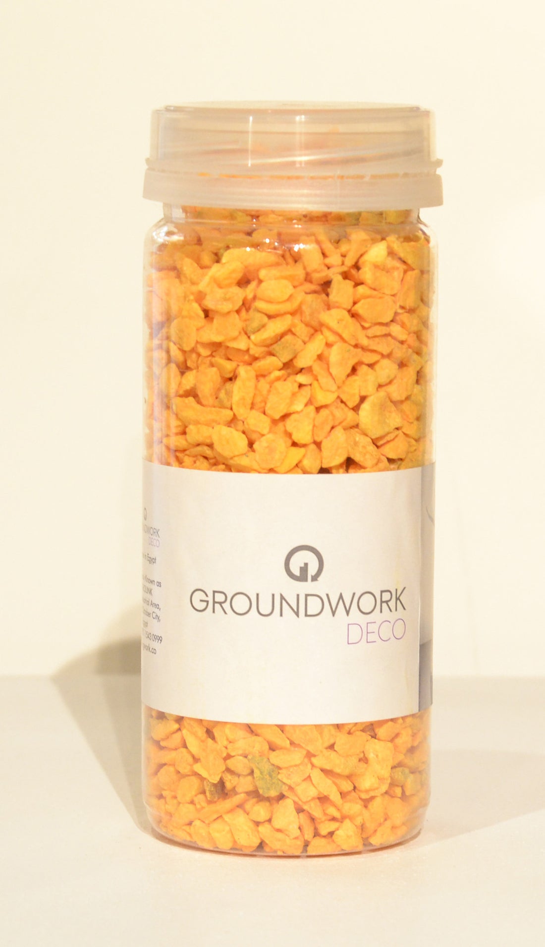 Orange Colored stone 4-6mm