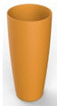 Large Plastic Cup 420ml Orange