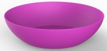 Deep Plastic Plate 20cm Fuchsia